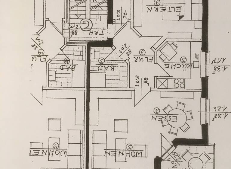 Wohnung zur Miete 595 € 2 Zimmer 65 m² 2. Geschoss frei ab sofort Syke 28857