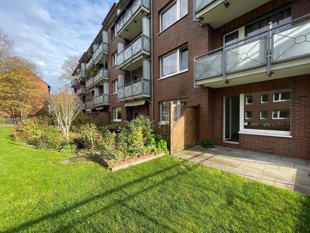 Wohnung zur Miete 655 € 2 Zimmer 52,3 m² EG Bramfeld Hamburg 22177