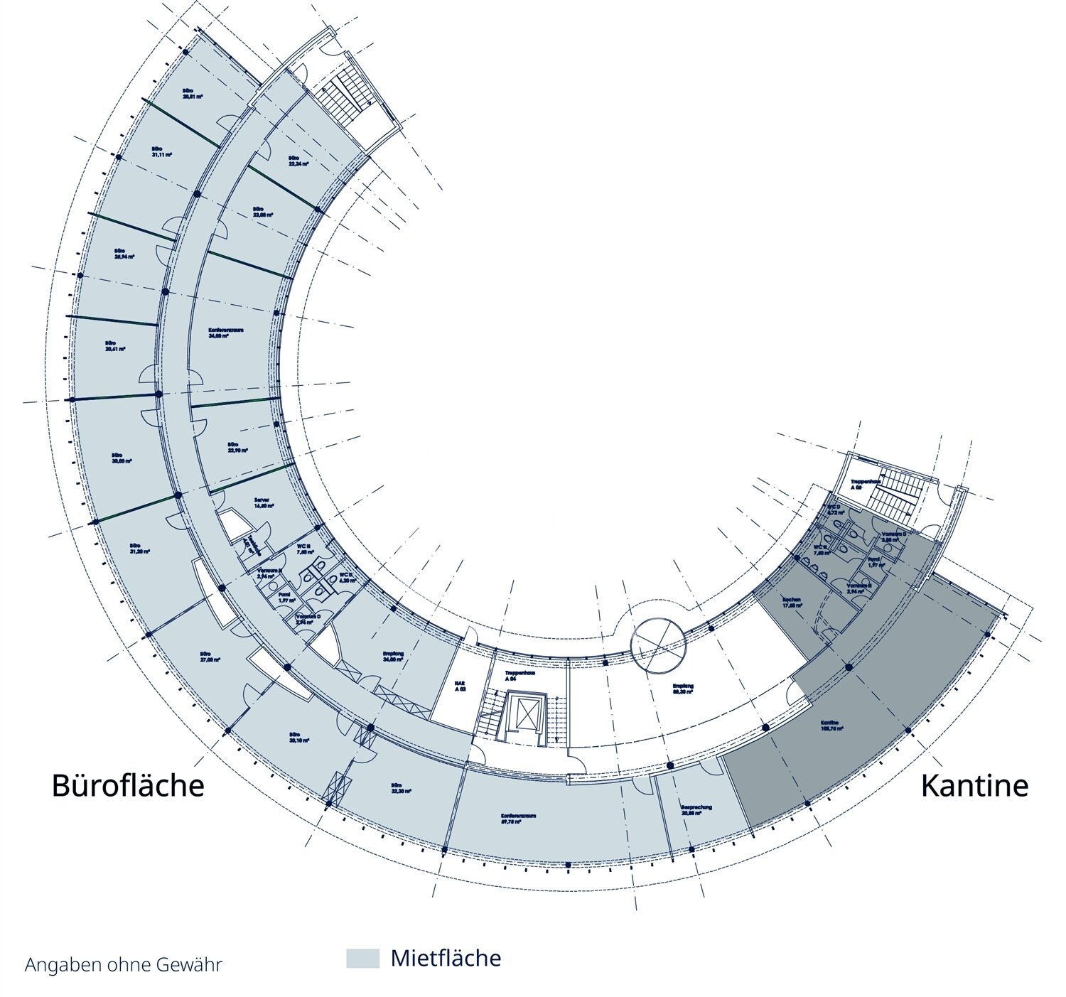 Bürofläche zur Miete provisionsfrei 11,50 € 596,1 m²<br/>Bürofläche Alemannenhof 2 Godshorn Langenhagen 30853