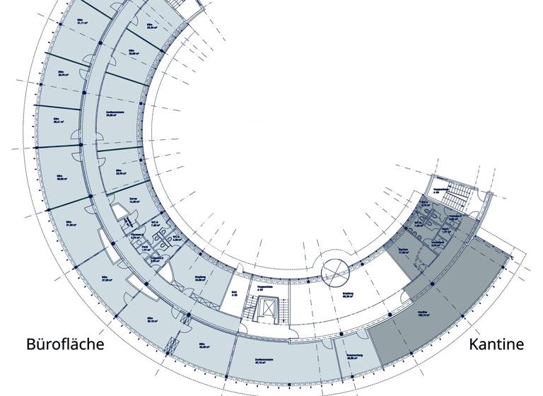Bürofläche zur Miete provisionsfrei 11,50 € 596,1 m² Bürofläche Alemannenhof 2 Godshorn Langenhagen 30853