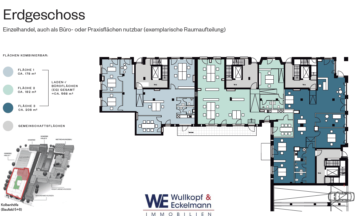 Verkaufsfläche zur Miete 10.735 € 568 m²<br/>Verkaufsfläche ab 178 m²<br/>Teilbarkeit Ottensen Hamburg 22765