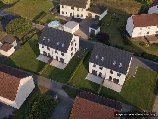 Doppelhaushälfte zum Kauf - Erstbezug provisionsfrei 647.051 € 6 Zimmer 149 m² 248 m² Grundstück Glockenstraße 49 Poppenreuth Fürth 90765