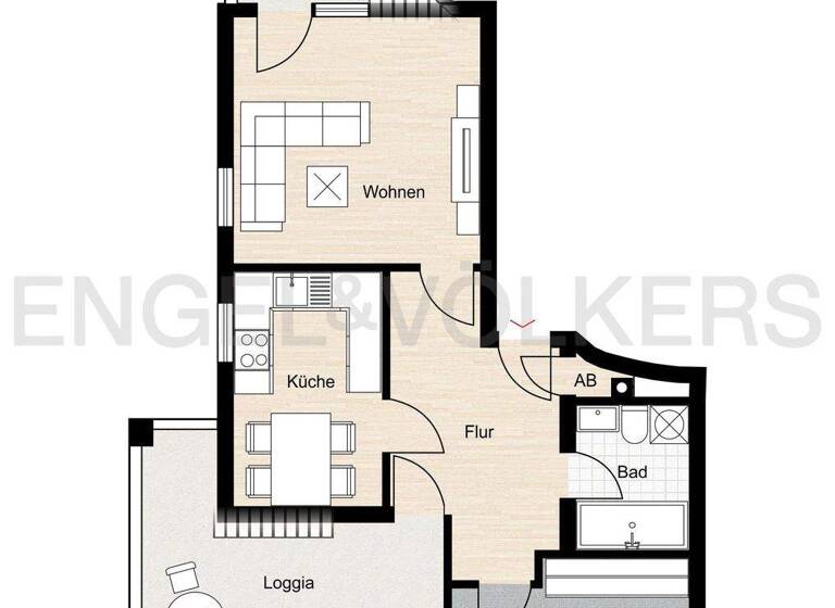 Wohnung zum Kauf 164.000 € 2 Zimmer 73 m² Wolthusen Emden 26725