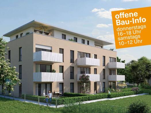 Wohnung zum Kauf - Neubau provisionsfrei 425.400 € 3 Zimmer 74,7 m² EG Goethestraße 32 Stockach Stockach 78333