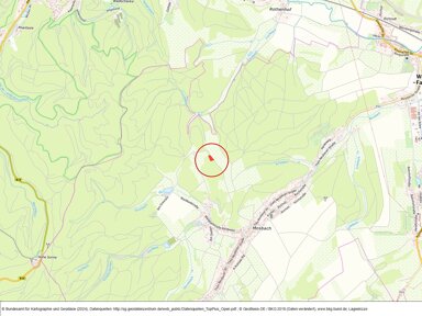 Grundstück zum Kauf provisionsfrei 2.157 m² Grundstück Mosbach Wutha-Farnroda Wutha-Farnroda 99848