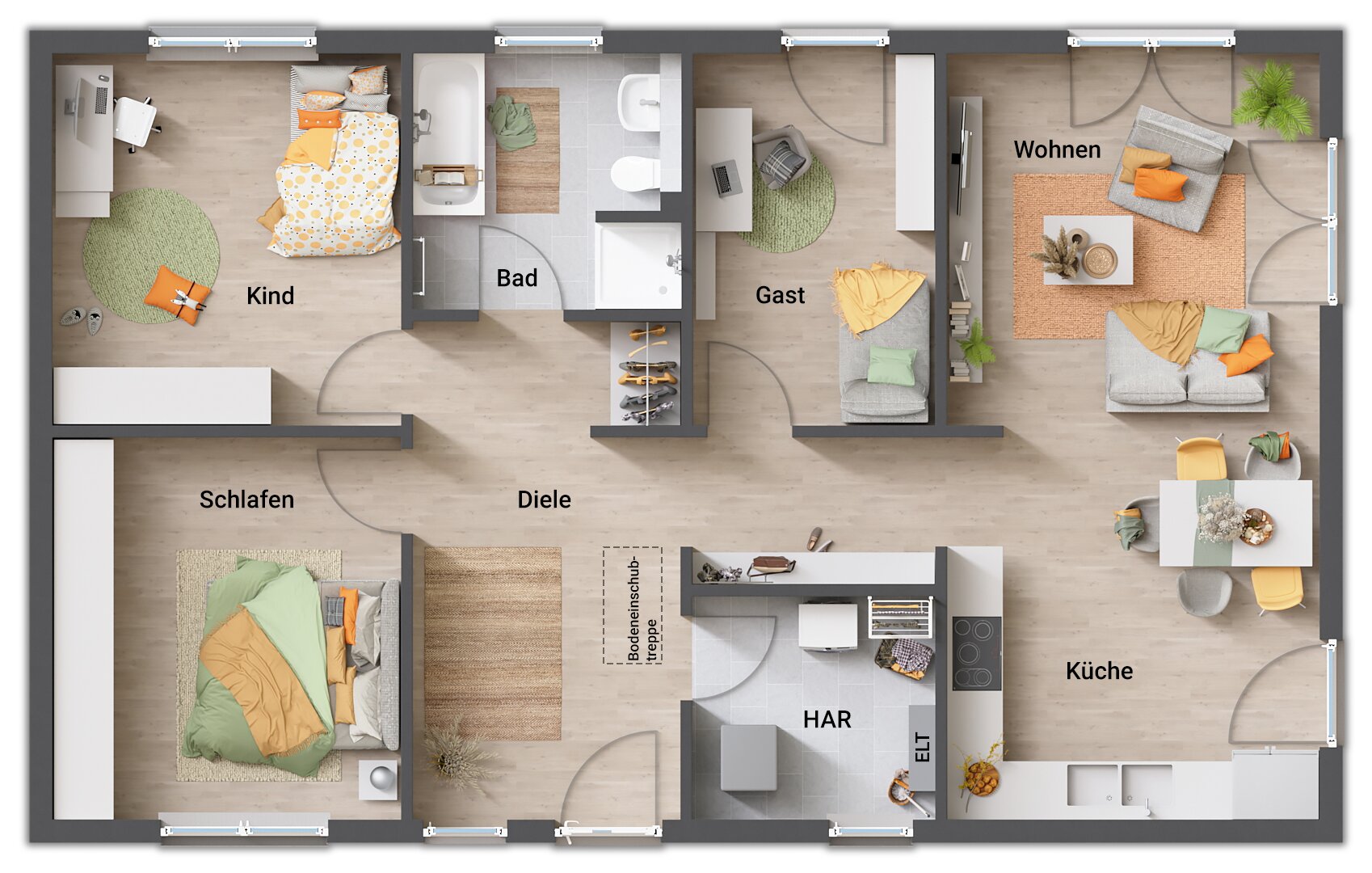 Einfamilienhaus zum Kauf provisionsfrei 456.000 € 4 Zimmer 100 m²<br/>Wohnfläche 642 m²<br/>Grundstück Fichtenwalde Beelitz 14547