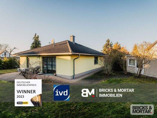 Bungalow zum Kauf 345.000 € 3 Zimmer 88,9 m² 1.057 m² Grundstück Ammelshain Naunhof 04683