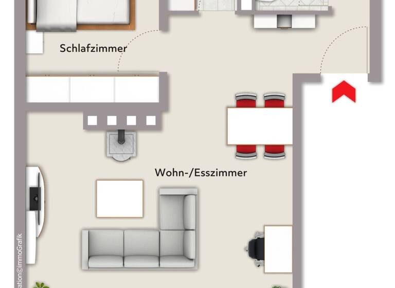 Wohnung zum Kauf 249.000 € 2 Zimmer 62 m²<br/>Wohnfläche 2.<br/>Geschoss Böblingen Böblingen 71032