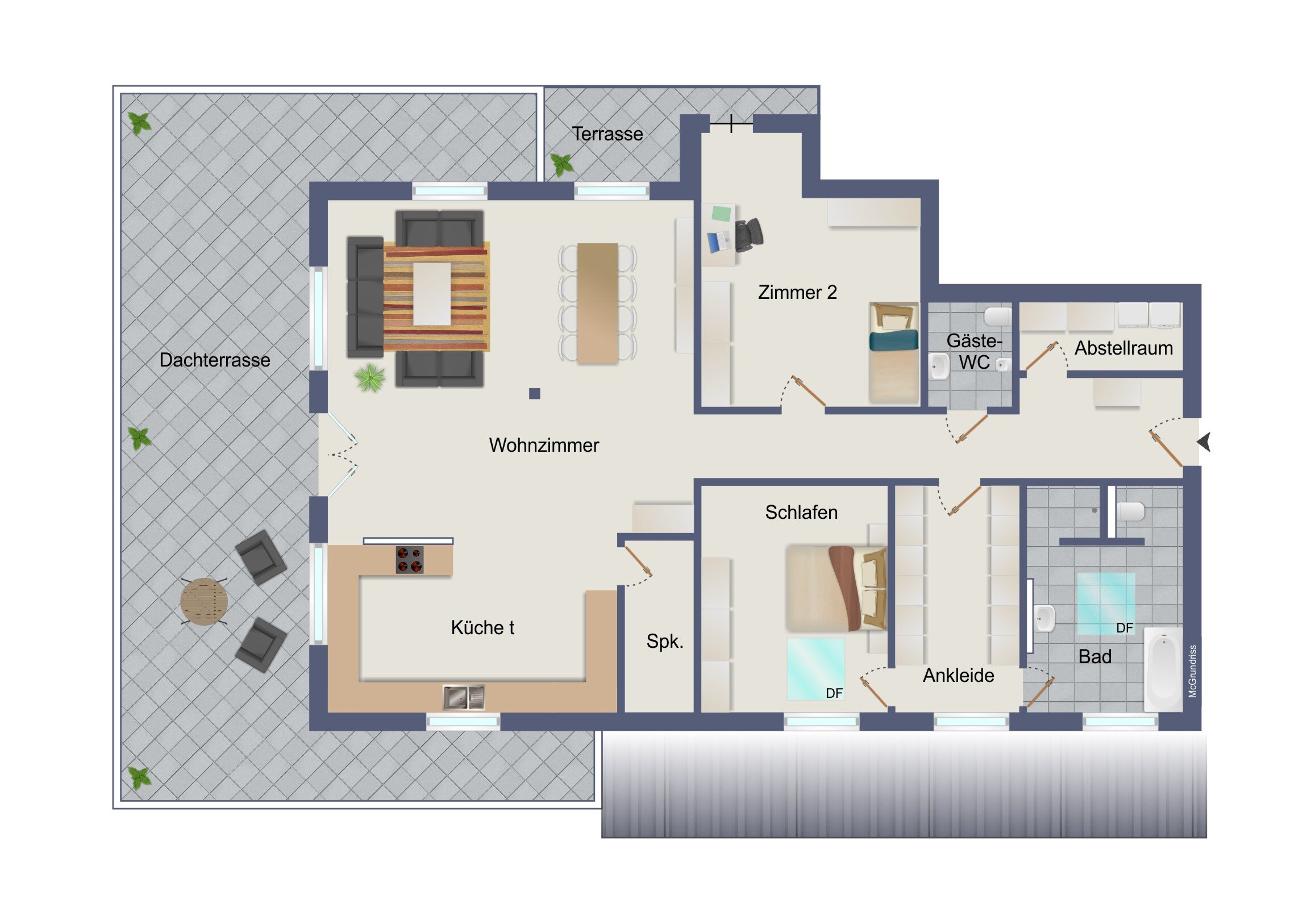 Wohnung zur Miete 1.400 € 3 Zimmer 159,7 m²<br/>Wohnfläche 2.<br/>Geschoss Scheeßel Scheeßel 27383