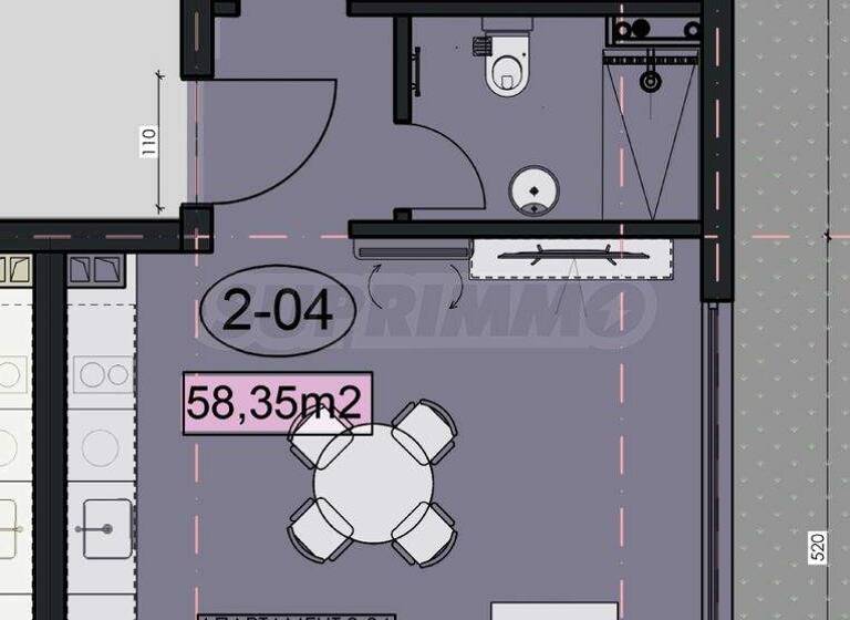 Studio zum Kauf 80.839 € 2 Zimmer 73,5 m² Velingrad