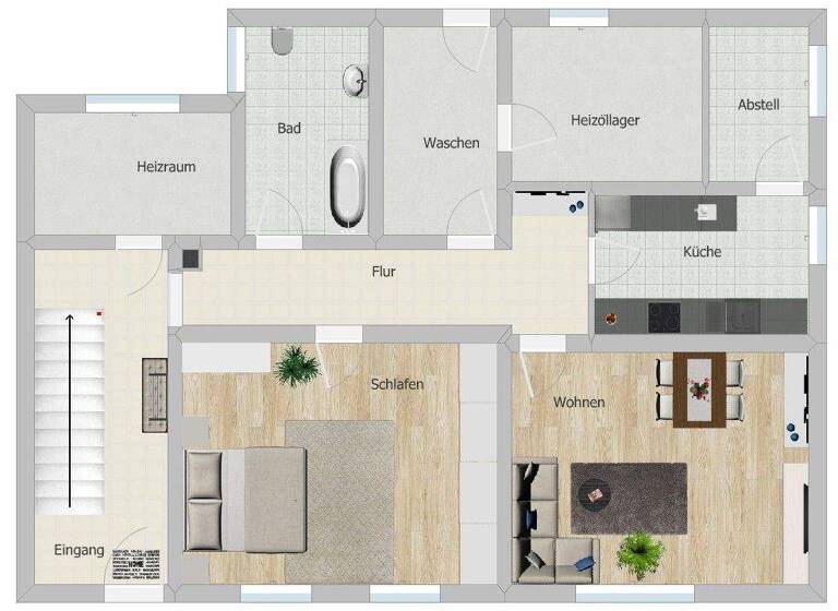 Haus zum Kauf 449.000 € 6 Zimmer 171 m² 2.488 m² Grundstück Betra Horb am Neckar 72160