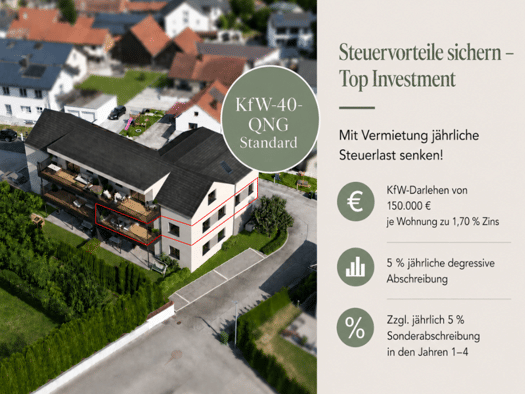 Wohnung zum Kauf - Erstbezug provisionsfrei 485.000 € 3 Zimmer 90,8 m² Essenbach Essenbach 84051