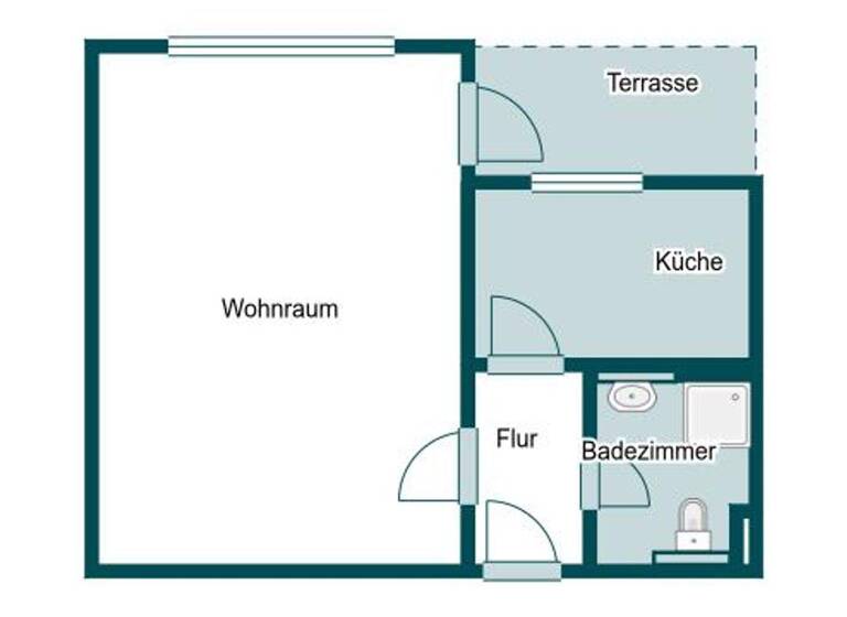 Studio zum Kauf 99.000 € 1 Zimmer 36,8 m² 1. Geschoss Welzheim 73642