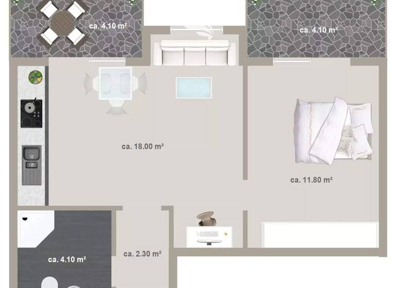 Studio zum Kauf 249.000 € 2 Zimmer 48 m² 1. Geschoss Leifers 39055