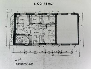 Wohnung zur Miete 650 € 3 Zimmer 74 m² 1. Geschoss frei ab sofort Lisdorf Saarlouis 66740