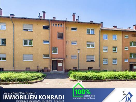Wohnung zum Kauf 122.500 € 2 Zimmer 62 m² 1. Geschoss Innenstadt Kaiserslautern 67663