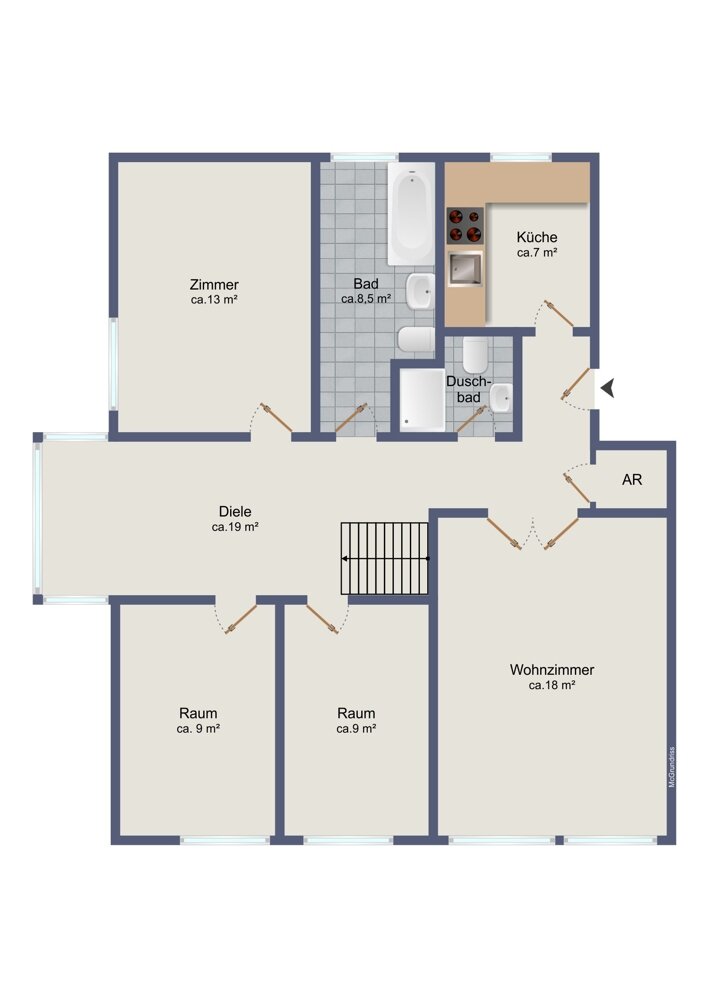 Wohnung zum Kauf 529.000 € 5 Zimmer 112,8 m²<br/>Wohnfläche Duvenstedt Hamburg / Duvenstedt 22397