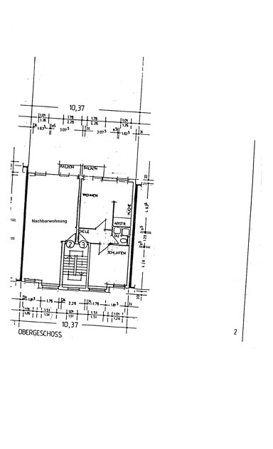 Wohnung zum Kauf 82.500 € 2 Zimmer 41,3 m² 1. Geschoss Hallenbad Kaiserslautern 67655