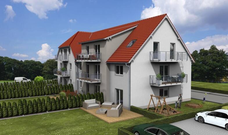 Wohnung zum Kauf provisionsfrei 339.900 € 3 Zimmer 78,1 m² EG Schlesienstr. 14 Neustadt Neustadt an der Aisch 91413