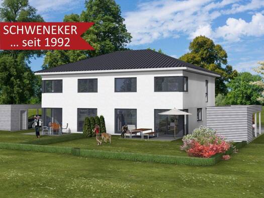 Doppelhaushälfte zum Kauf provisionsfrei 329.000 € 4 Zimmer 129 m² 332 m² Grundstück Eidinghausen Bad Oeynhausen 32549