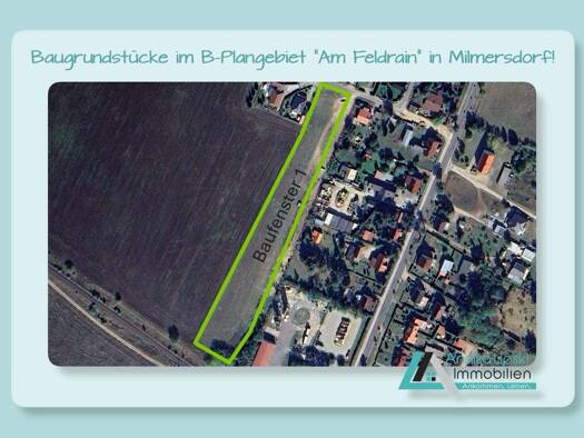 Grundstück zum Kauf 51.390 € 500 m² Grundstück frei ab sofort Am Feldrain Milmersdorf 17268
