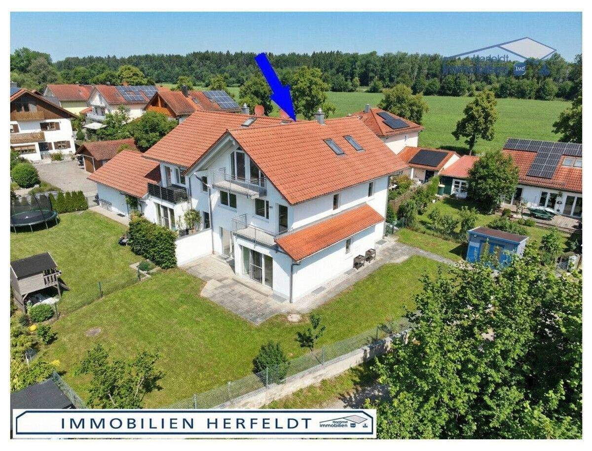 Immobilie in Greifenberg - Wohnen und Arbeiten mit Alpenpanorama - exklusive Doppelhaushälfte nahe Ammersee ab sofort verfügbar - Bild 0