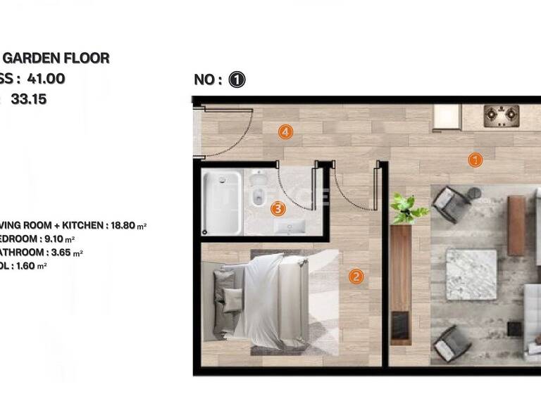 Studio zum Kauf 487.000 € 5 Zimmer 120 m² EG Istanbul 34357