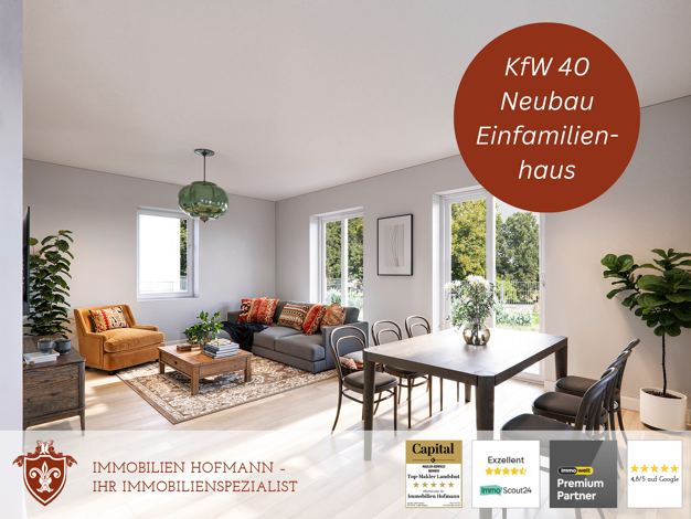 Einfamilienhaus zum Kauf - Erstbezug 449.000 € 4 Zimmer 112,5 m² 281 m² Grundstück Dornwang Moosthenning 84164