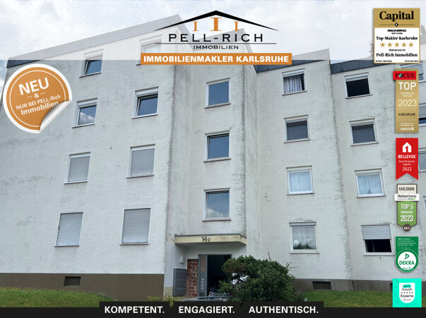 Wohnung zur Miete 850 € 3 Zimmer 81,4 m²<br/>Wohnfläche 2.<br/>Geschoss Leopoldshafen Eggenstein-Leopoldshafen 76344