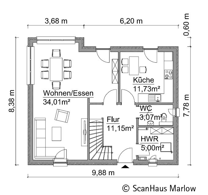 Einfamilienhaus zum Kauf 342.180 € 4 Zimmer 123 m²<br/>Wohnfläche 573 m²<br/>Grundstück Wiedemar Wiedemar 04509