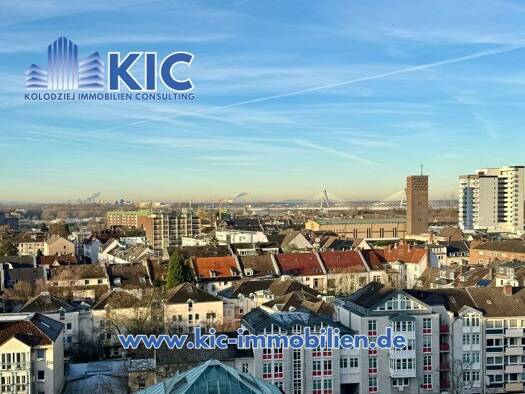 Wohnung zum Kauf 178.000 € 2 Zimmer 80,8 m² 8. Geschoss frei ab sofort Wiesdorf Leverkusen 51373
