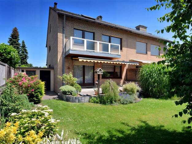 Doppelhaushälfte zum Kauf 395.000 € 5 Zimmer 108 m² 266 m² Grundstück Flingerstraße 23 Baerl Duisburg 47199