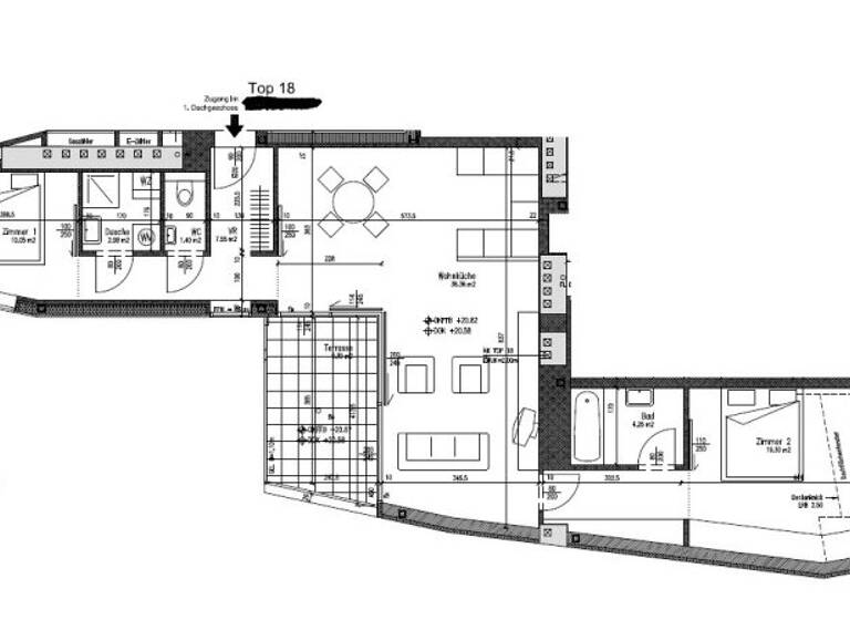 Wohnung zur Miete 1.790 € 3 Zimmer 83 m² Wien 1030