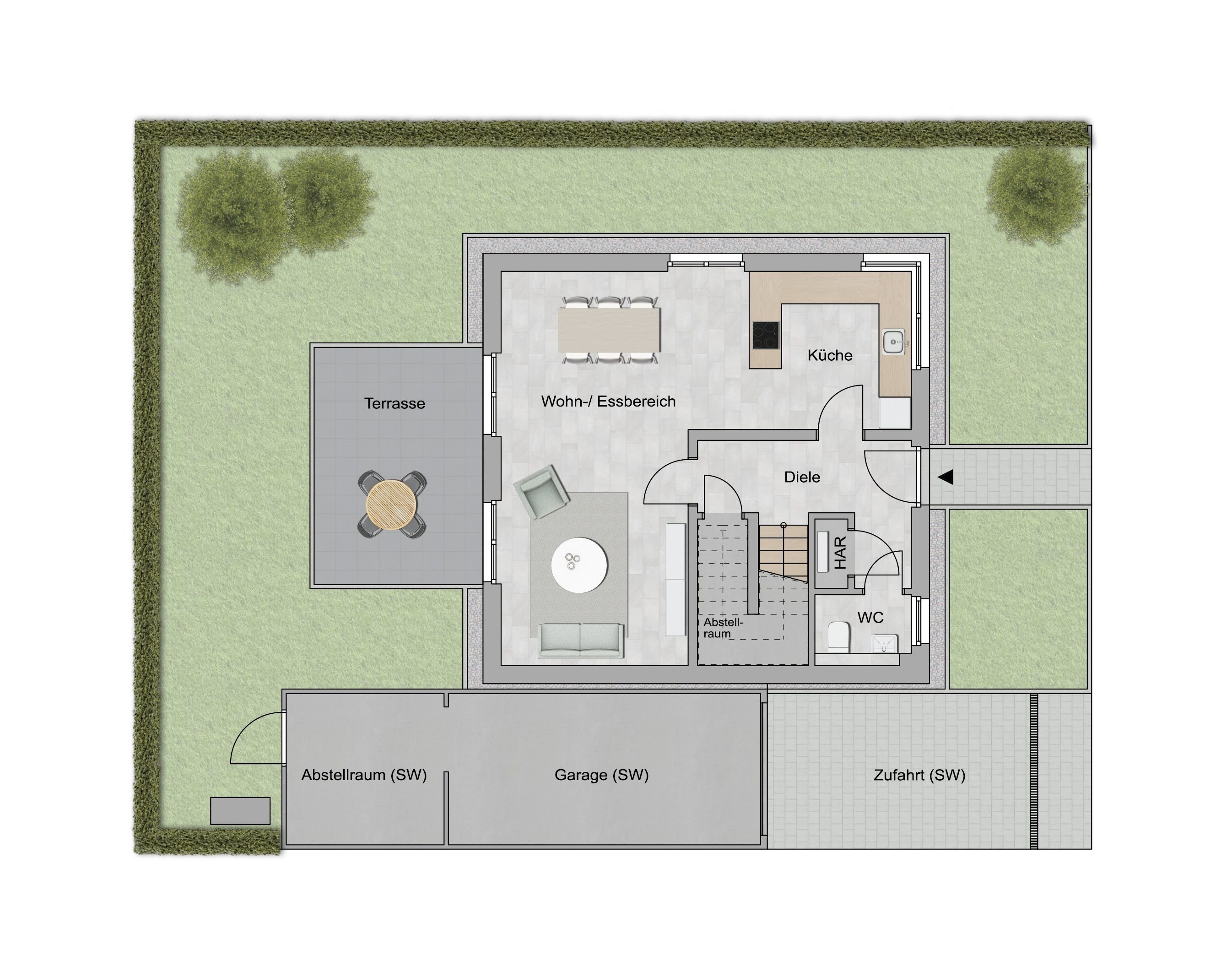 Einfamilienhaus zum Kauf provisionsfrei 517.900 € 4,5 Zimmer 133 m²<br/>Wohnfläche 258 m²<br/>Grundstück Etzelweg Dollersweg Dortmund 44319