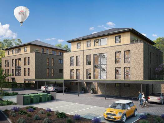 Wohnung zum Kauf - Erstbezug provisionsfrei 234.900 € 2 Zimmer 54 m² frei ab 01.07.2027 Hagen Hagen am Teutoburger Wald 49170