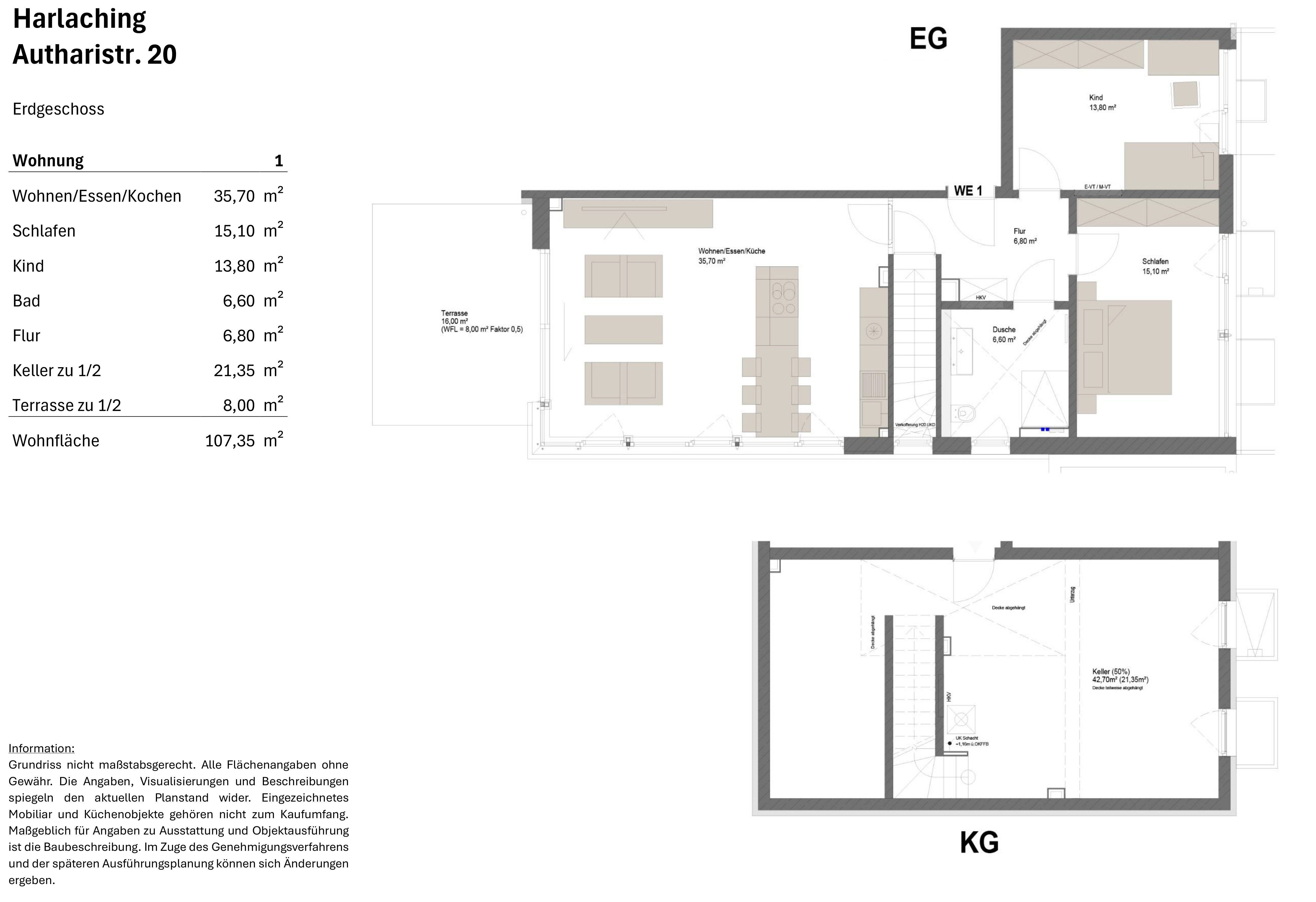 Wohnung zum Kauf provisionsfrei 1.398.000 € 3 Zimmer 107,4 m²<br/>Wohnfläche EG<br/>Geschoss Harlaching München 81545