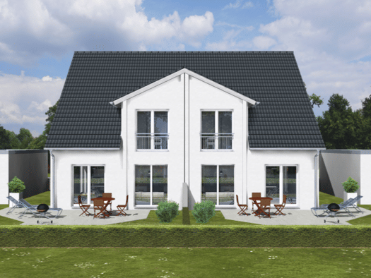 Doppelhaushälfte zum Kauf provisionsfrei 542.800 € 5 Zimmer 119 m² 312 m² Grundstück Nibelungenstraße Oberlindelburg Schwarzenbruck 90592