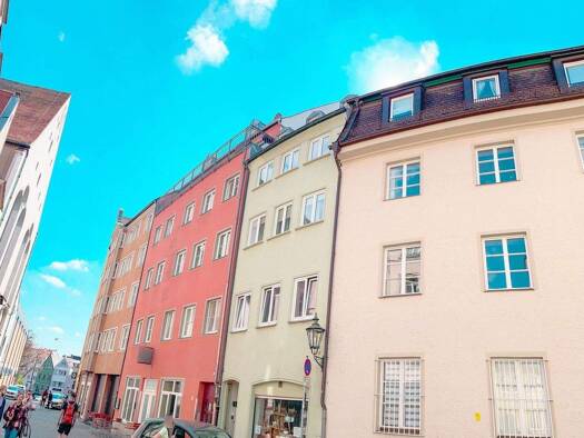 Wohnung zur Miete 1.050 € 2 Zimmer 67 m² 2. Geschoss Dominikanergasse 12 Innenstadt Augsburg 86150