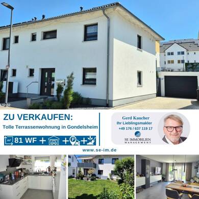 Wohnung zum Kauf 319.000 € 3 Zimmer 81 m² 1. Geschoss Gondelsheim 75053