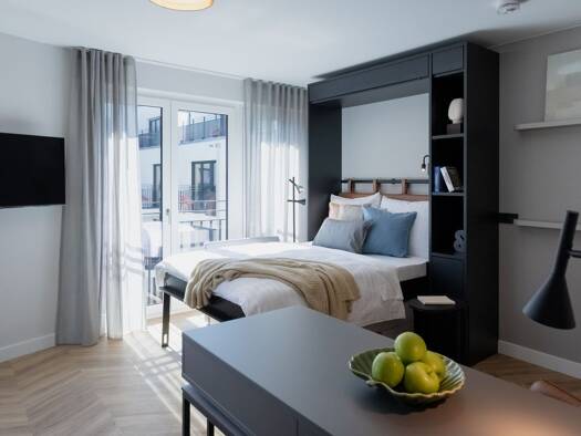 Studio zur Miete 1.260 € 1 Zimmer 33,3 m² 5. Geschoss frei ab sofort Kreutzigerstraße 14 Friedrichshain Berlin 10247