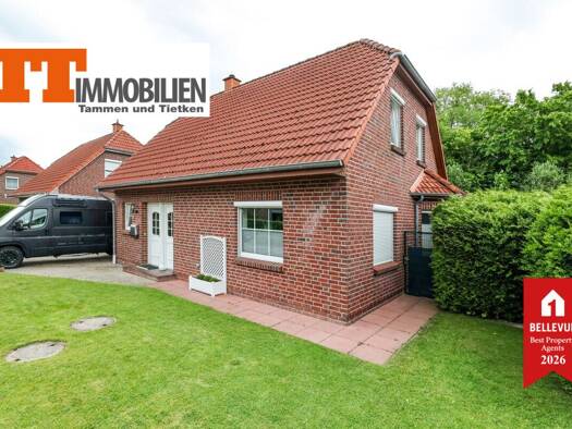 Einfamilienhaus zur Miete 1.300 € 4 Zimmer 102 m² 487 m² Grundstück Schaar Wilhelmshaven 26389