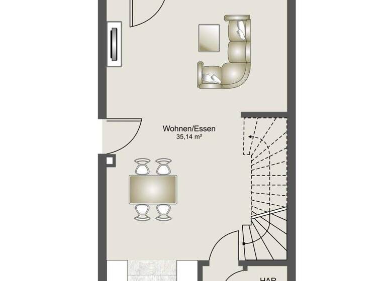Doppelhaushälfte zum Kauf 475.000 € 5 Zimmer 135 m² 184,4 m² Grundstück Wallertheim 55578