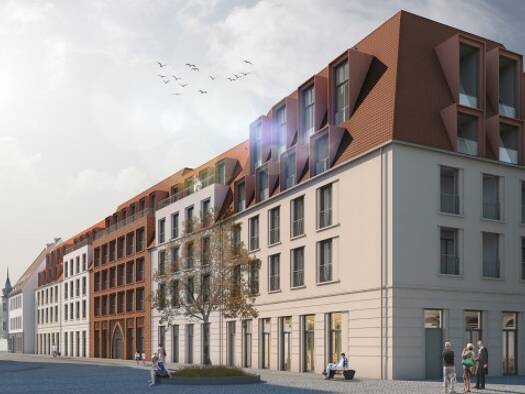 Wohnung zur Miete 1.105 € 2 Zimmer 78,9 m² 1. Geschoss Große Oderstraße 27a Frankfurt Frankfurt (Oder) 15230