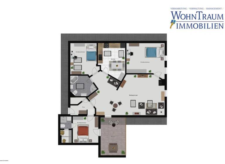 Wohnung zur Miete 850 € 4 Zimmer 127 m² EG frei ab sofort Borgentreich 34434