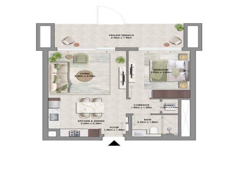 Wohnung zum Kauf - Erstbezug provisionsfrei 455.798 € 2 Zimmer 75,6 m² Dubai