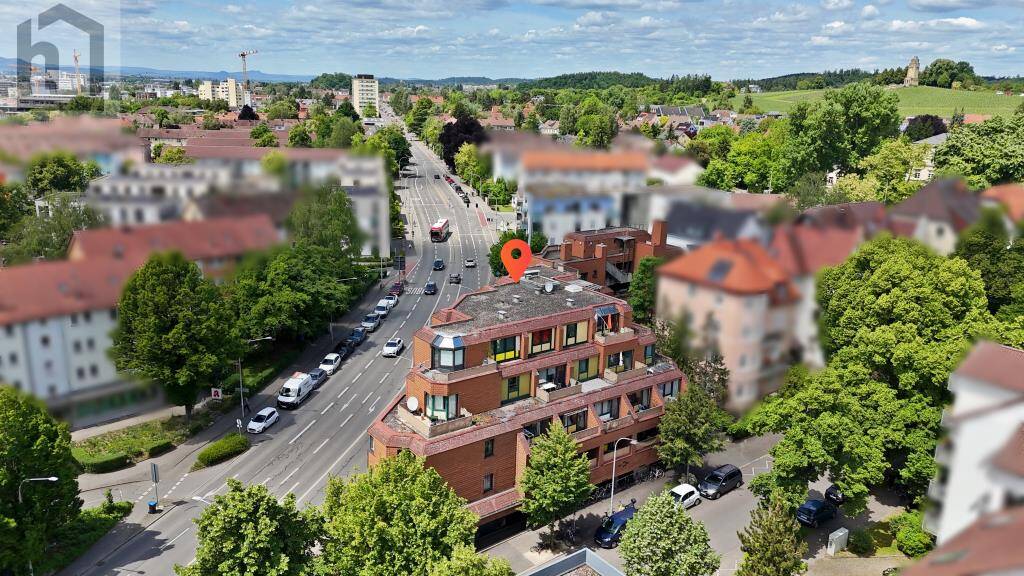 Freiwerdende 1-Zimmer-Wohnung mit Loggia, Aufzug und TG-Stellplatz in KN-Petershausen