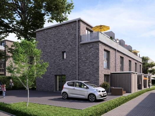 Reihenendhaus zur Miete - Erstbezug 1.900 € 4 Zimmer 110 m² Marktstraße 5 Quickborn 25451