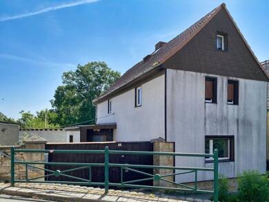Einfamilienhaus zum Kauf 75.000 € 4 Zimmer 90 m² 1.969 m² Grundstück frei ab sofort Schmiedehausen Schmiedehausen 99518