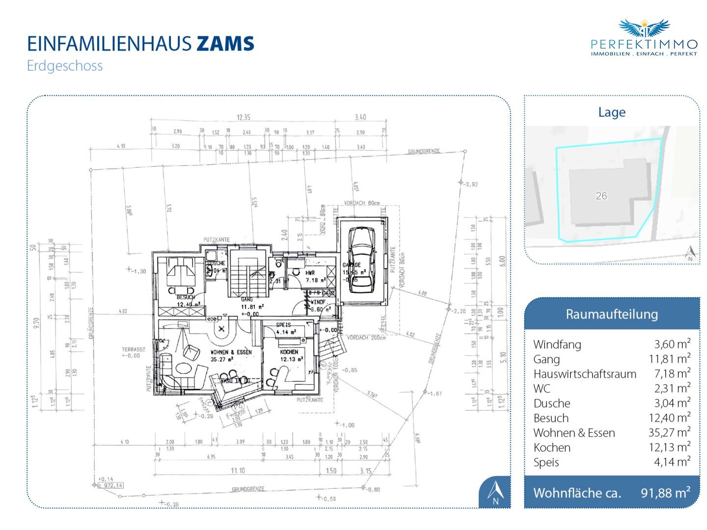 Einfamilienhaus zum Kauf 655.000 € 6 Zimmer 153 m²<br/>Wohnfläche 518 m²<br/>Grundstück Zams 6511