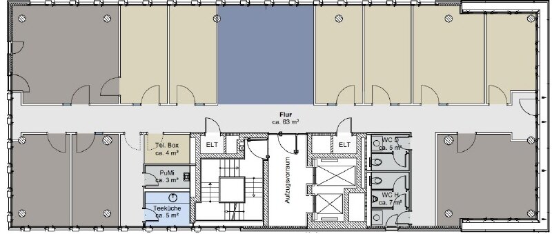 Bürofläche zur Miete provisionsfrei 32,50 € 378 m²<br/>Bürofläche ab 378 m²<br/>Teilbarkeit Marsfeld München 80636